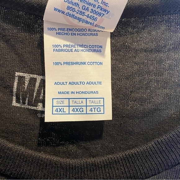 Marvel Big Men's size 4XL Loki novelty character tee shirt Black short sleeve - Picture 4 of 5